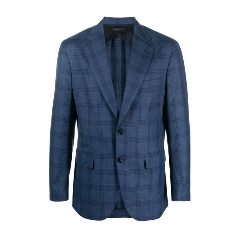 Niebieski Casual Plume Blazer Brioni