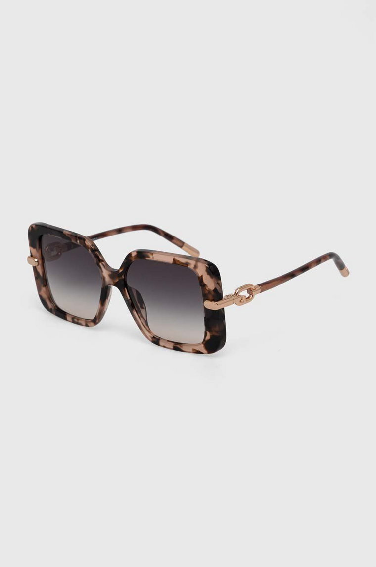 Furla okulary przeciwsłoneczne damskie kolor brązowy SFU712_5407TB