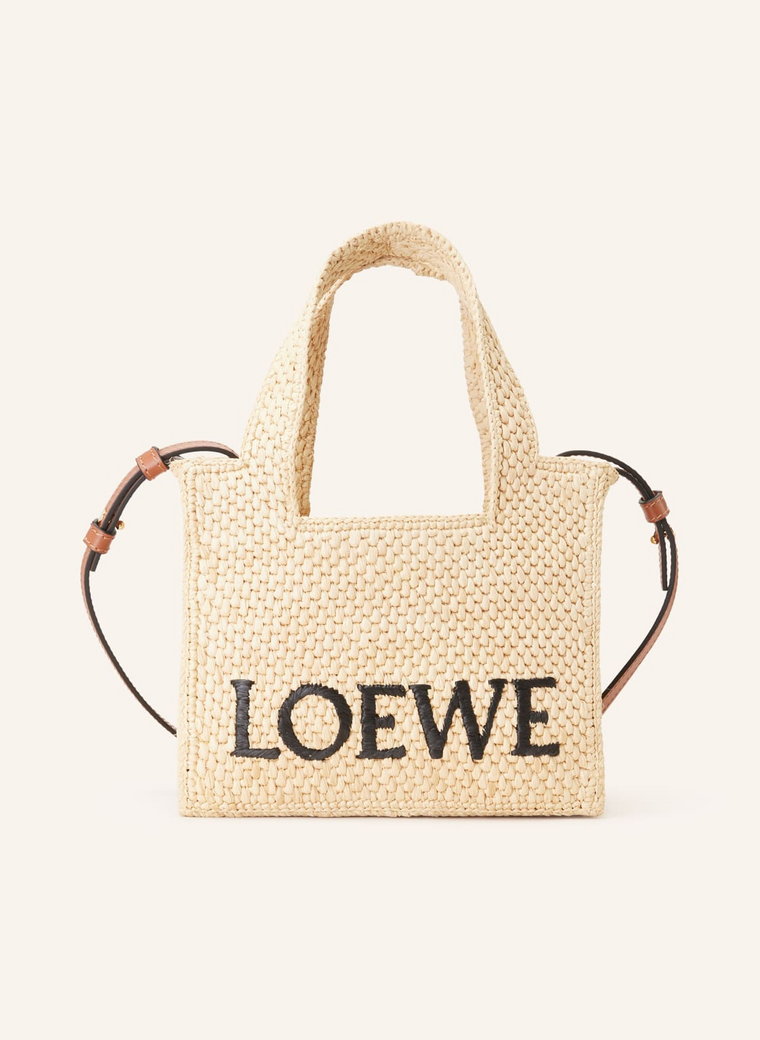 Loewe Torba Shopper Font Mini beige