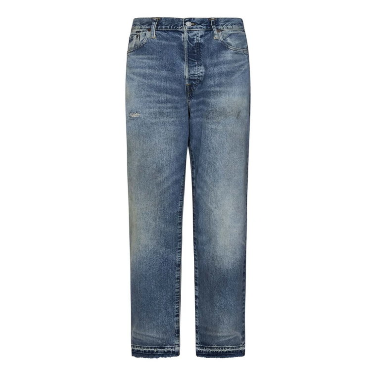 Vintage-Style Indigo-Dyed Cotton Denim Jeans Ralph Lauren
