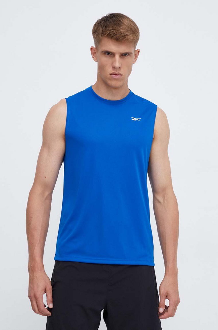 Reebok t-shirt treningowy ID TRAIN kolor niebieski 100065327