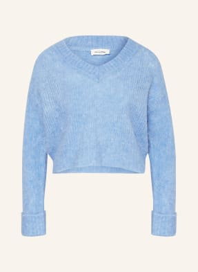 American Vintage Sweter Z Alpaki Bymi blau