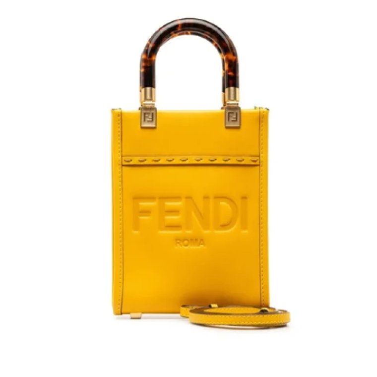 Pre-owned Leather handbags Fendi Vintage