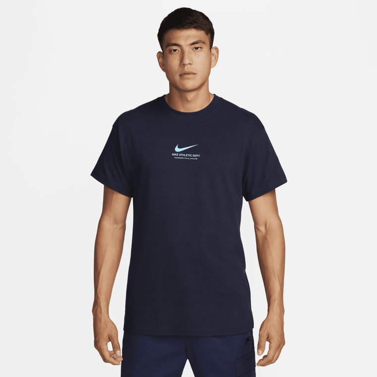 Męski T-shirt z nadrukiem Nike Sportswear - Biel