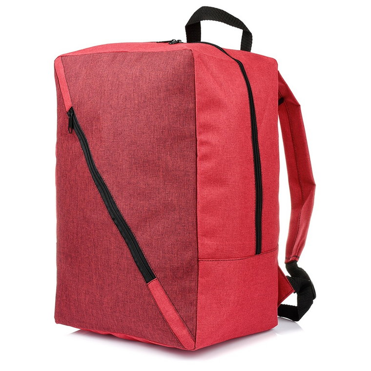Plecak podróżny samolotowy mały bagaż podręczny lekki czerwony BELTIMORE czerwony