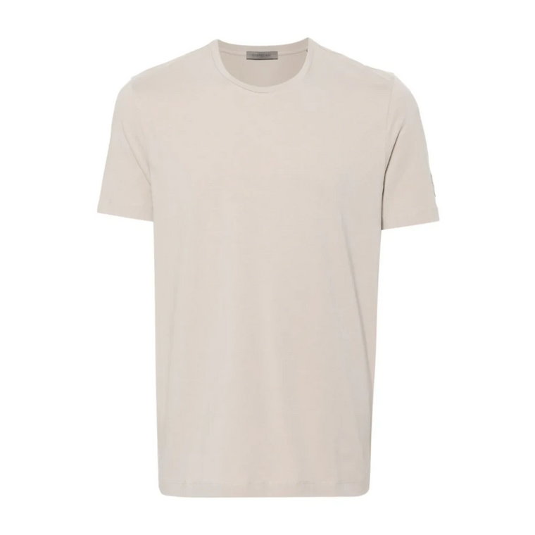 Haftowany bawełniany T-shirt Corneliani