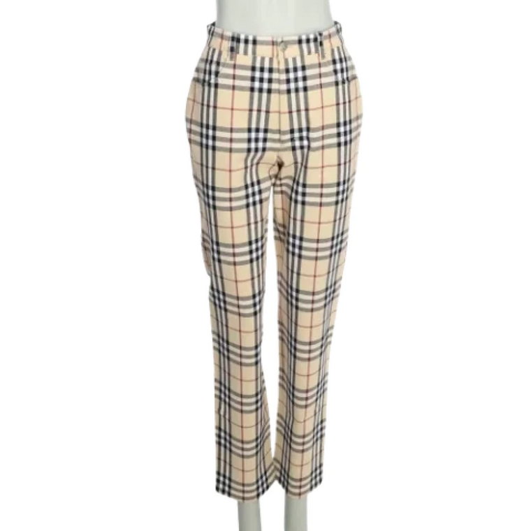 Pre-owned Cotton bottoms Burberry Vintage