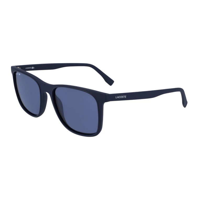 Niebieskie Matowe Okulary L882S-424 Lacoste