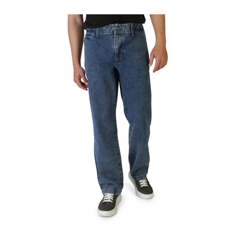 Męskie jeansy z bawełny w regularnym kroju Tommy Hilfiger