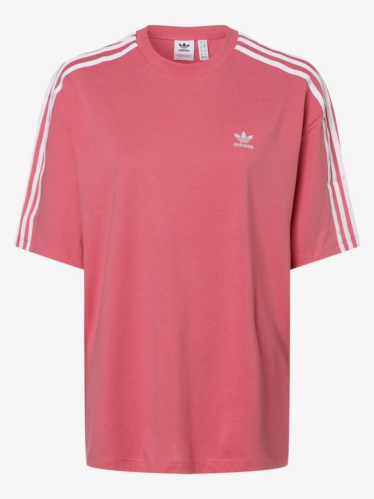 adidas Originals - T-shirt damski, wyrazisty róż|różowy