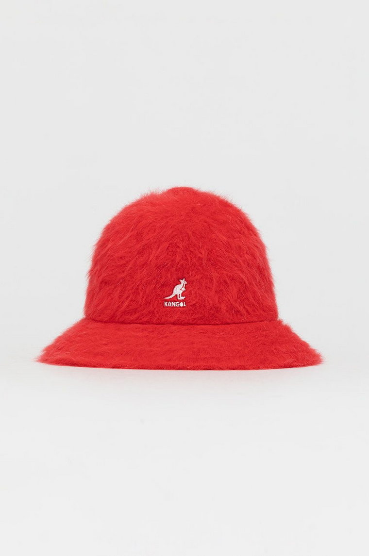 Kangol Kapelusz z wełną kolor czerwony K3017ST.SC613-SC613