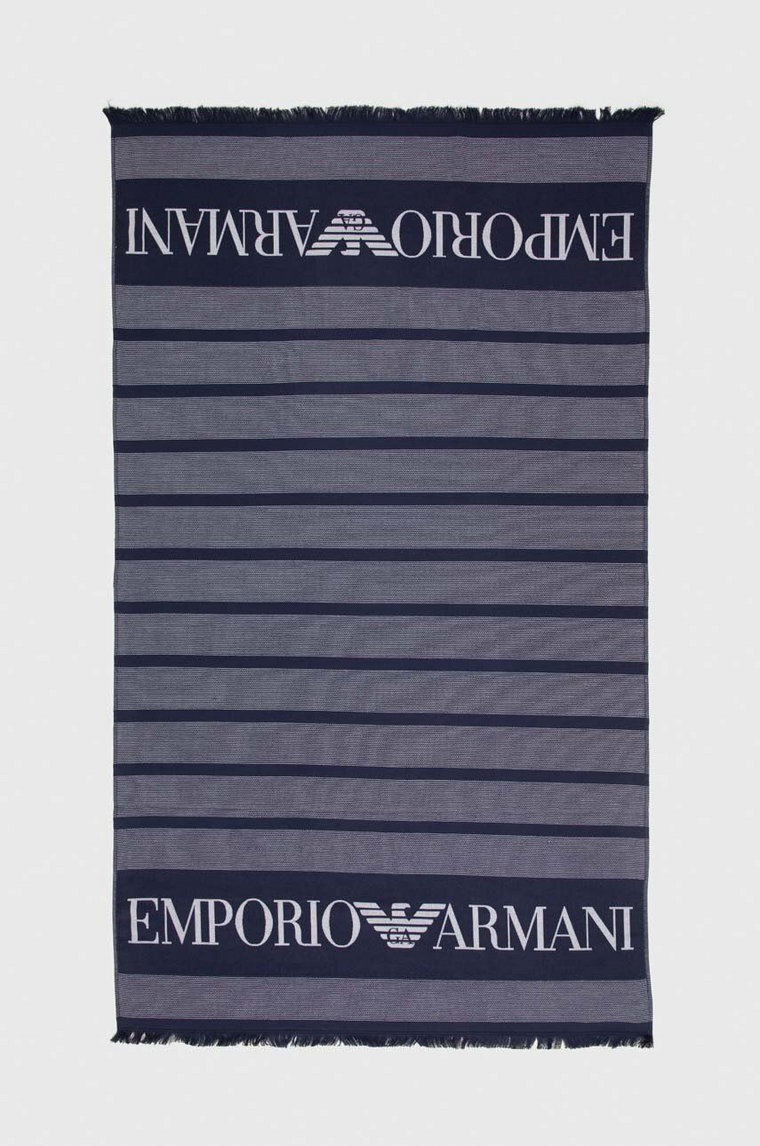 Emporio Armani Underwear ręcznik kolor granatowy