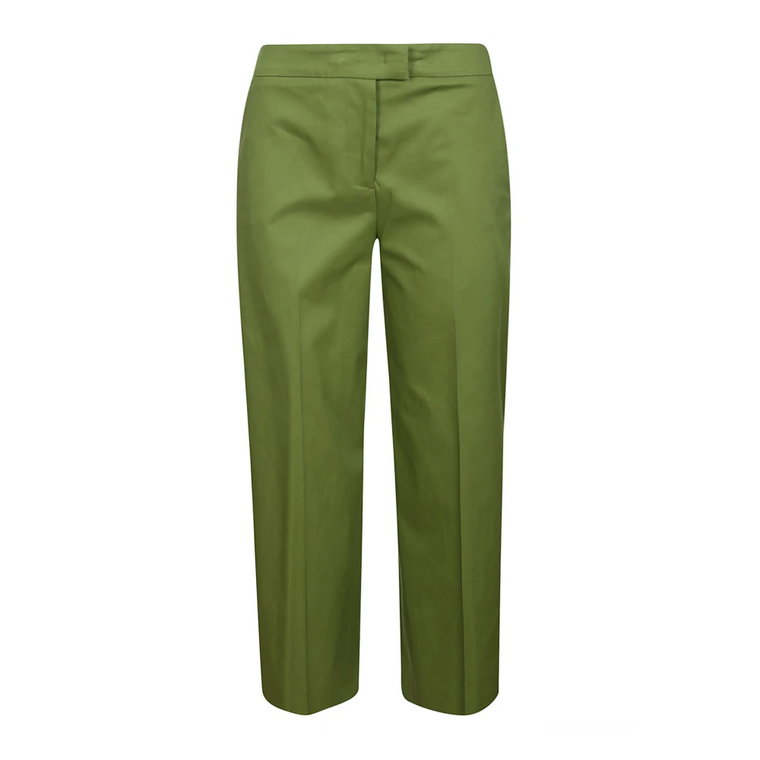 Zielone Bawełniane Spodnie Colette PT Torino