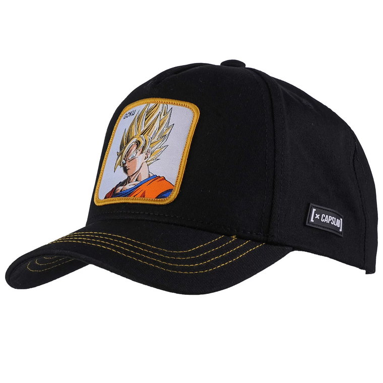 Capslab Freegun Dragon Ball Z Goku Cap CL-DBZ-1-GO2, Męskie, Czarne, czapki z daszkiem, bawełna, rozmiar: One size