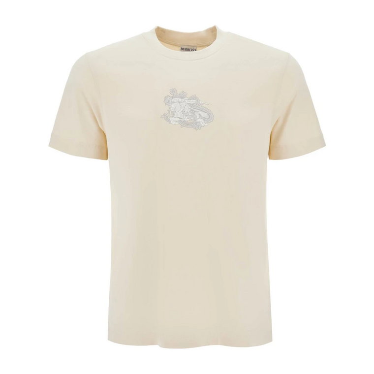 Equestrian Knight Paisley Print T-Shirt Burberry