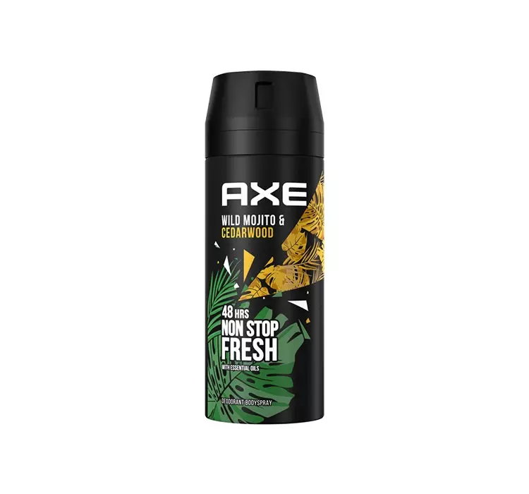 AXE WILD GREEN MOJITO & CEDARWOOD DEZODORANT W AEROZOLU DLA MĘŻCZYZN 150ML