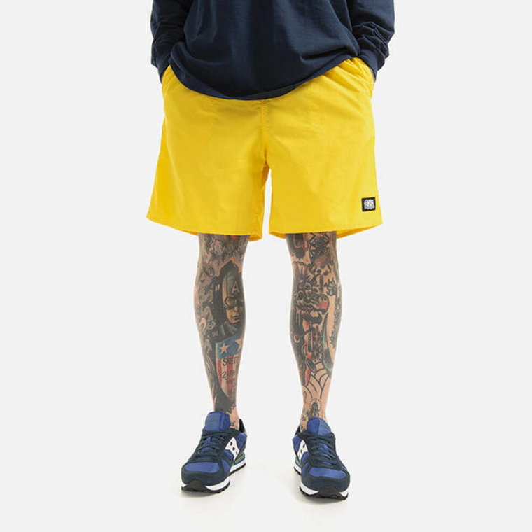 Szorty męskie HUF Hufquake DWR Easy Short Pt00203 Lemon Yellow XL HUF