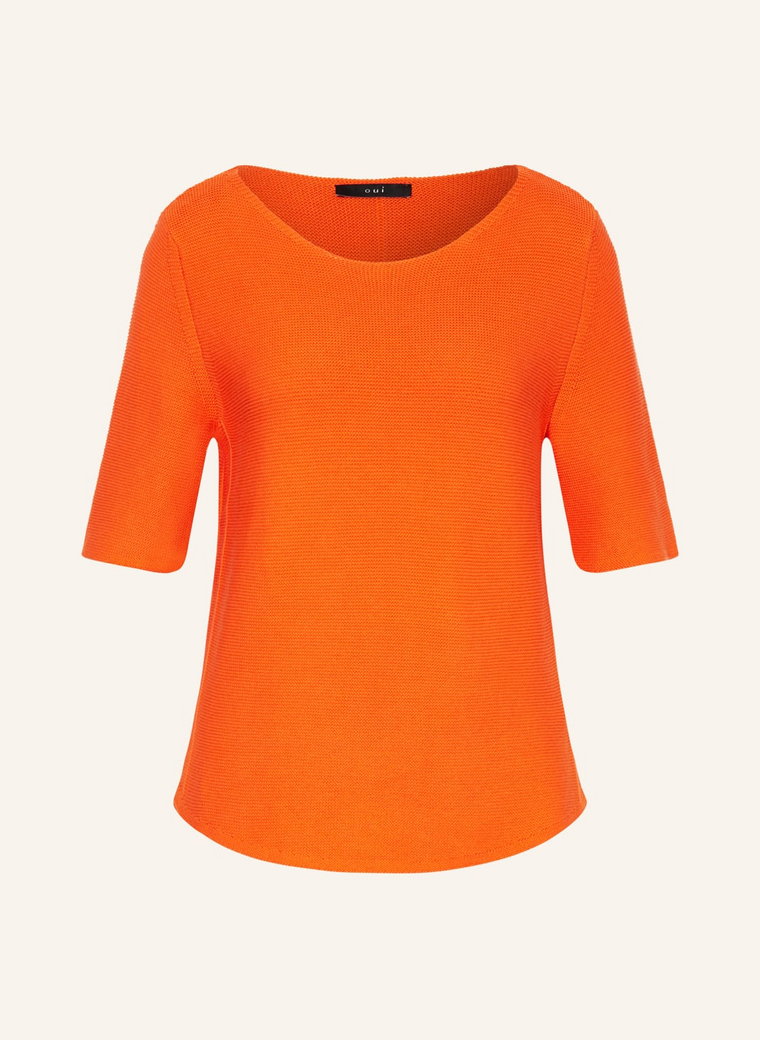 Oui Dzianinowa Koszulka orange
