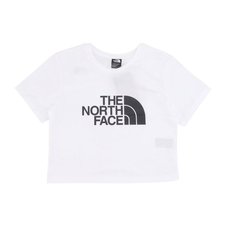 Biała Cropped Easy Tee Streetwear The North Face