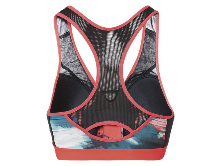 CRIVIT Damski biustonosz sportowy typu bustier (80C, Kolorowy)