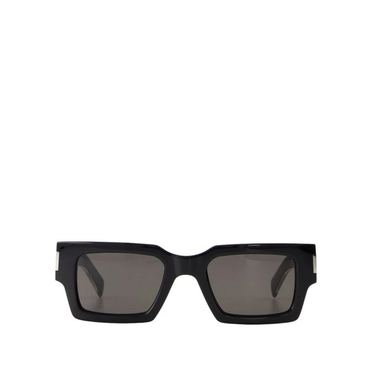 Czarne Okulary Przeciwsłoneczne z Acetat - Stylowe i Wygodne Saint Laurent