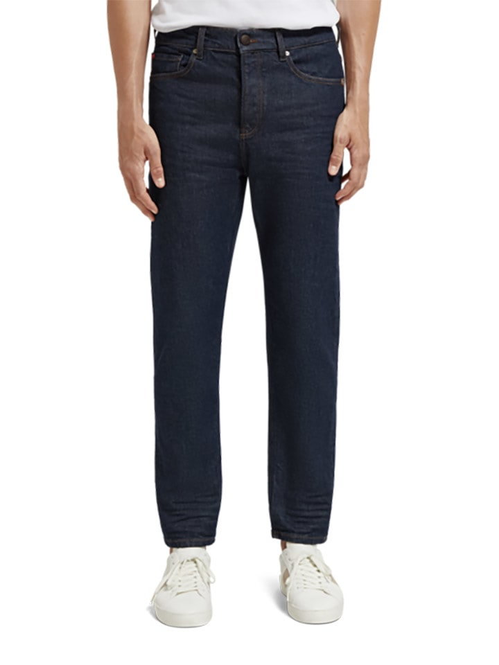 Scotch & Soda Dżinsy - Tapered fit - w kolorze granatowym