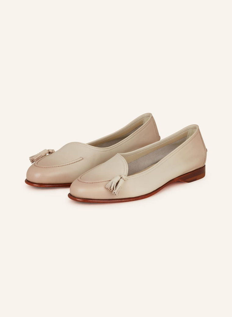 Santoni Loafersy Andreaw beige