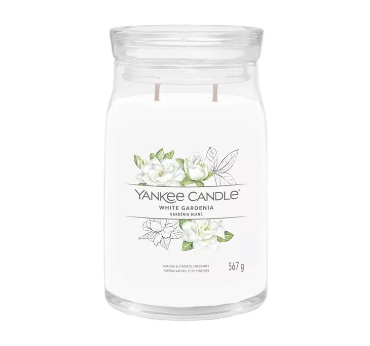 YANKEE CANDLE SIGNATURE ŚWIECA ZAPACHOWA WHITE GARDENIA 567G