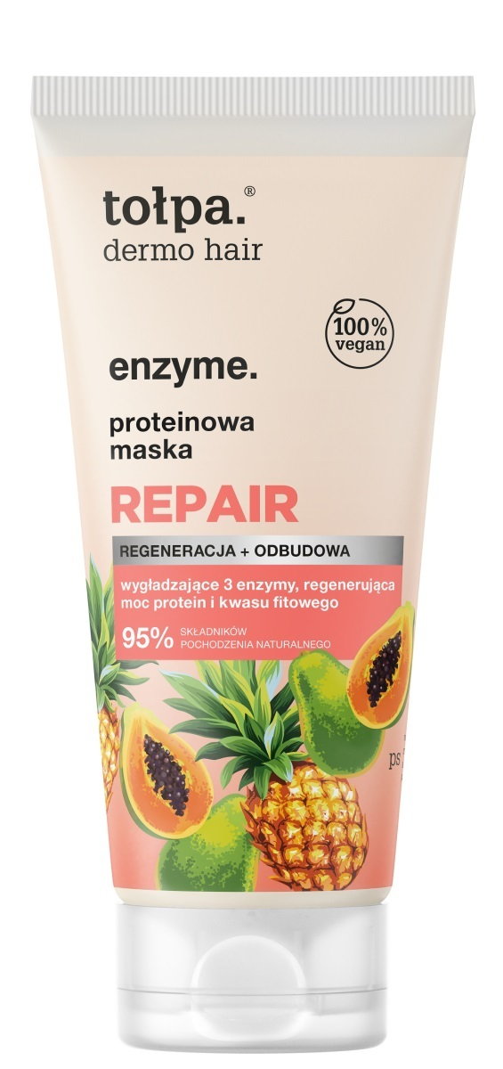 Tołpa Dermo Hair Enzyme Proteinowa Maska do włosów 200 ml
