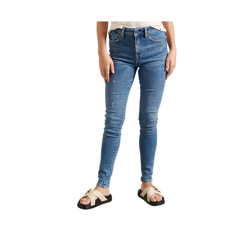 Spodnie damskie Superdry Hihg Rise Skinny rurki-W30