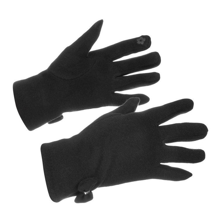 Rękawiczki damskie czarne dotyk polarek BELTIMORE czarny