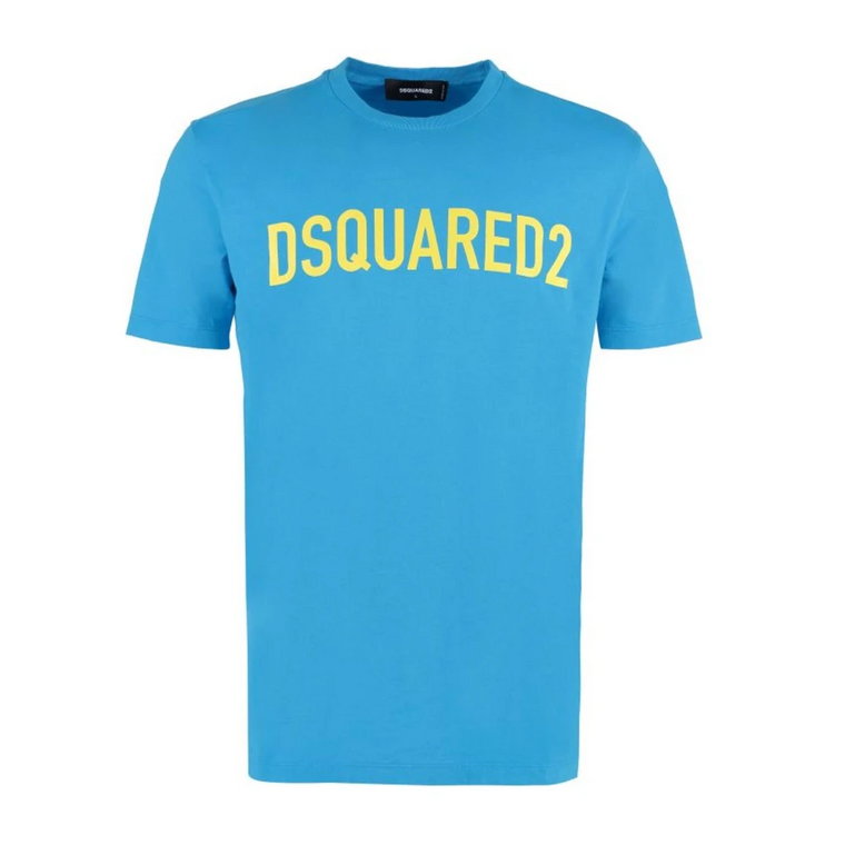 Koszulka z nadrukiem z elastycznego bawełny Dsquared2