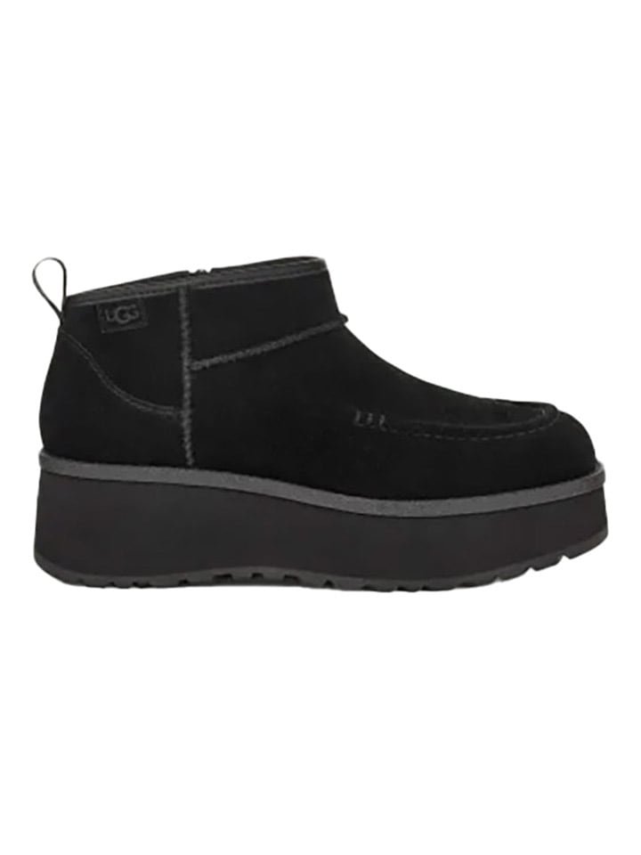 UGG Skórzane botki "Cityfunc Ultra Mini" w kolorze czarnym