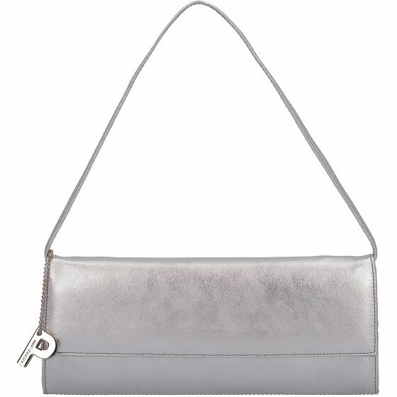 Picard Auguri Clutch Bag Leather 26 cm silberfarben