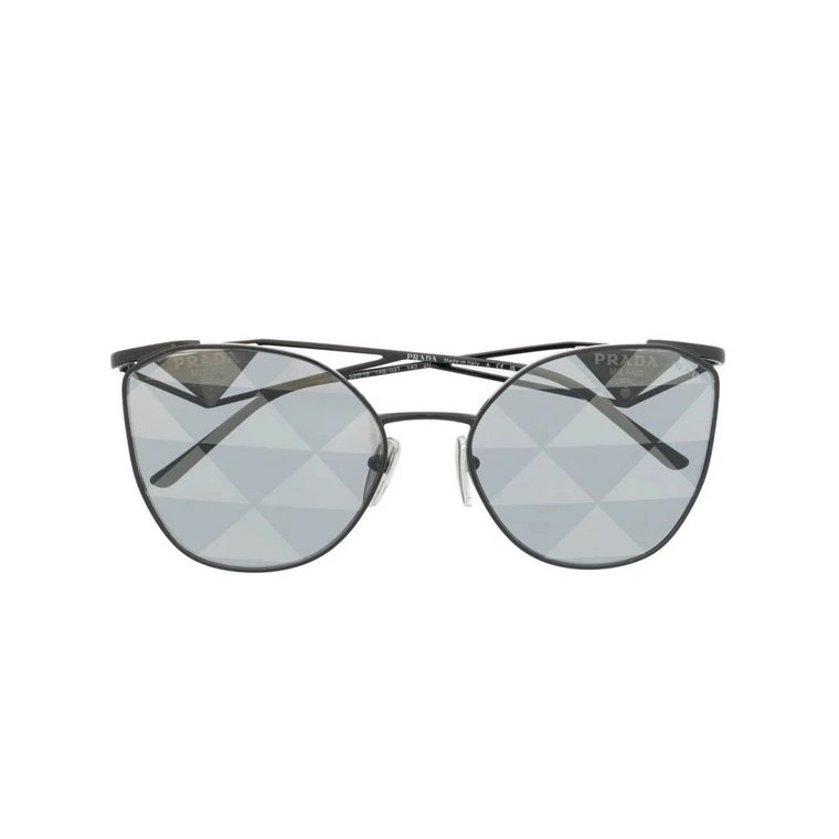 Metalowe Okulary Przeciwsłoneczne 50Zs Model Prada
