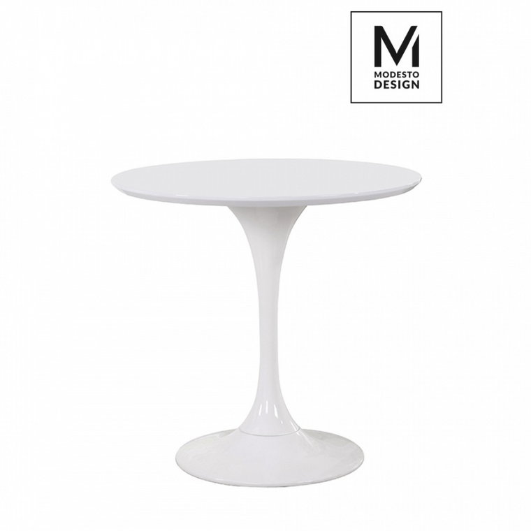 Stół Tulip Modesto Design 80cm biały kod: Y001.WHITE