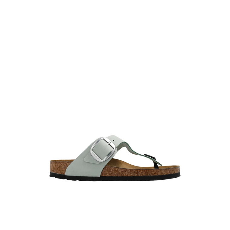 Jasnozielone sandały Big Buckle Birkenstock