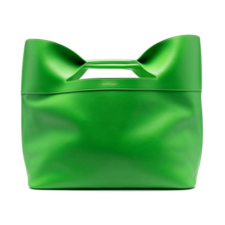 Duża torba Bow - Zielona Alexander McQueen