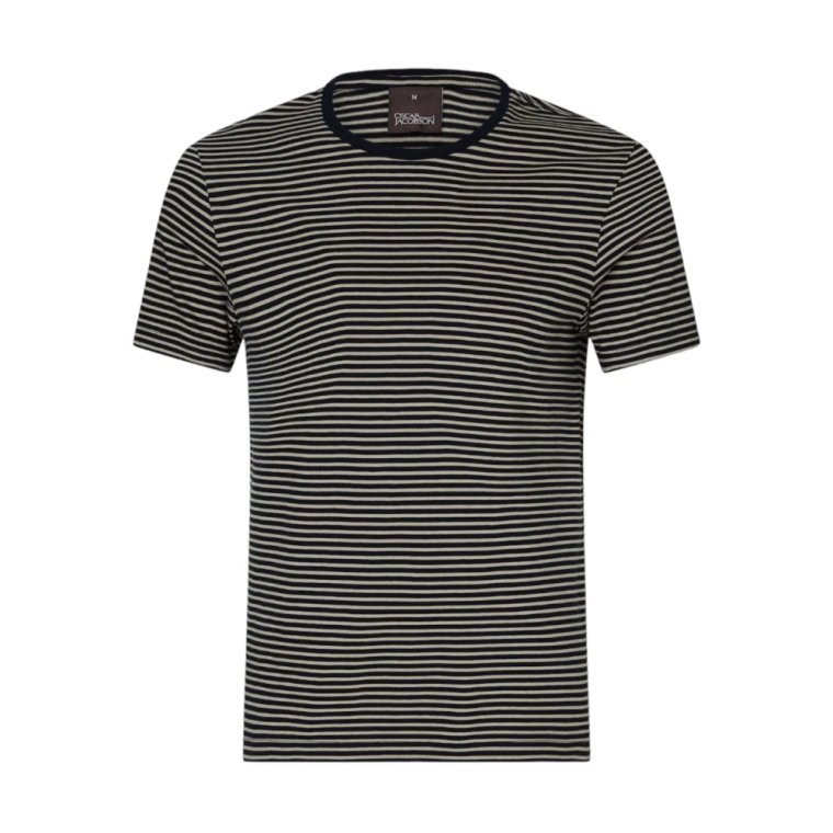 Paski Slim Fit T-shirt Oscar Jacobson