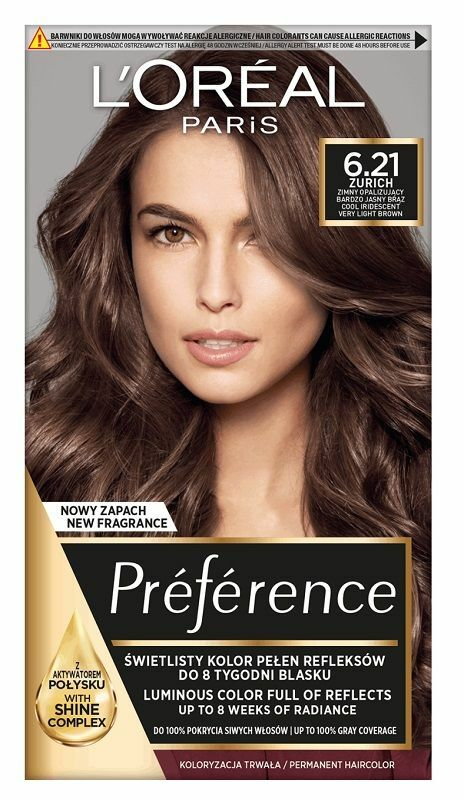 LOréal  Preference Farba do włosów 6.21 Opera