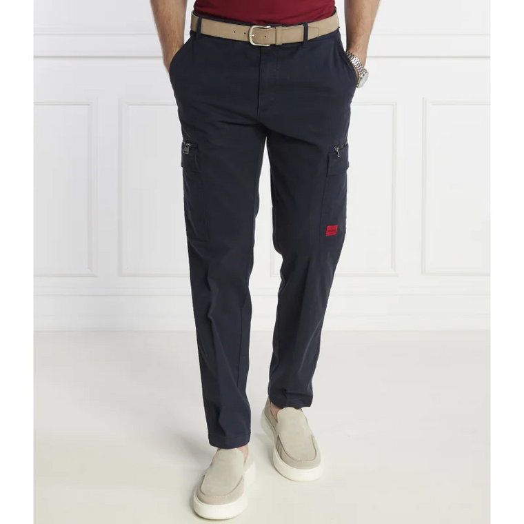 HUGO Spodnie cargo Glian | Regular Fit