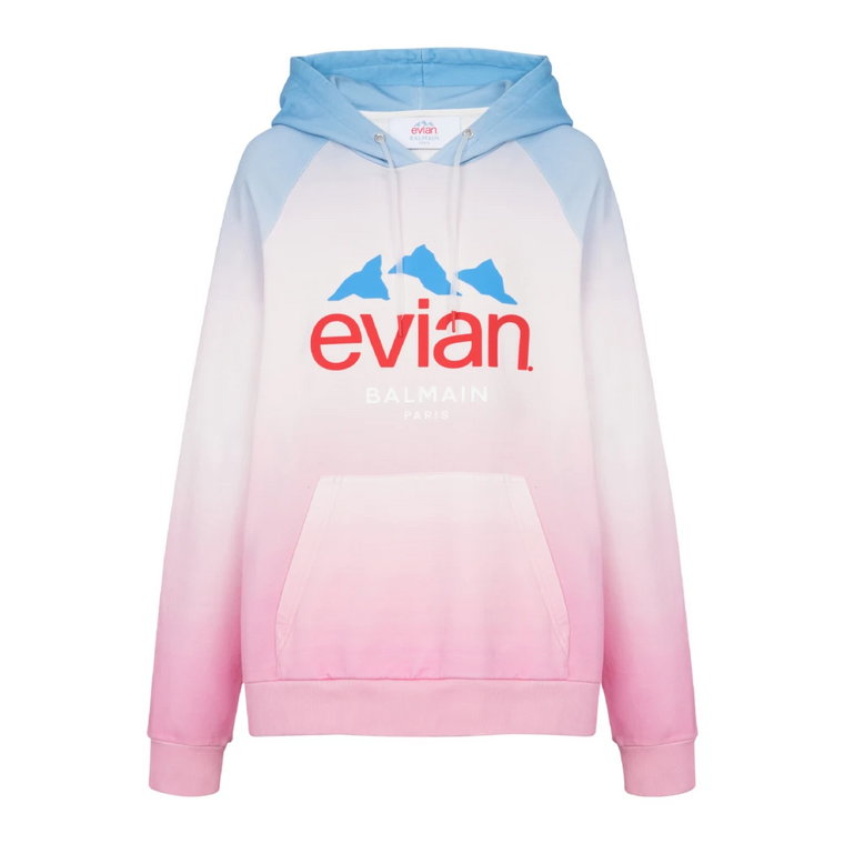 x Evian - Bluza w ombre Balmain