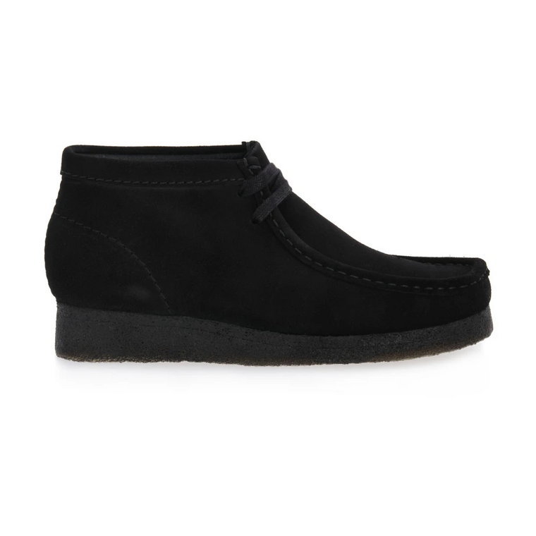 Stylowe Wallabeeboot W Blk Clarks