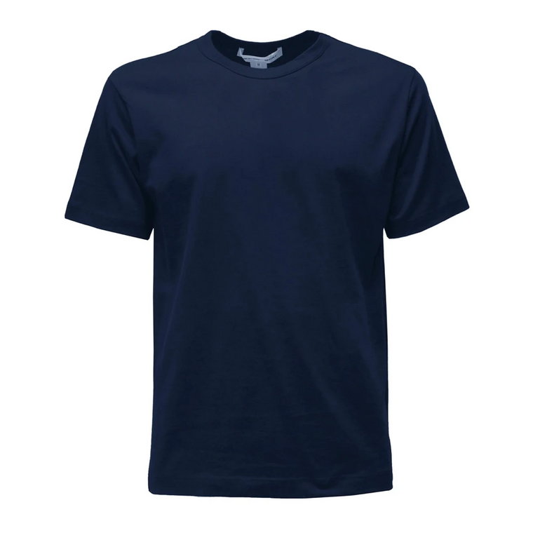 Niebieski Podstawowy T-shirt z krótkim rękawem Comme des Garçons