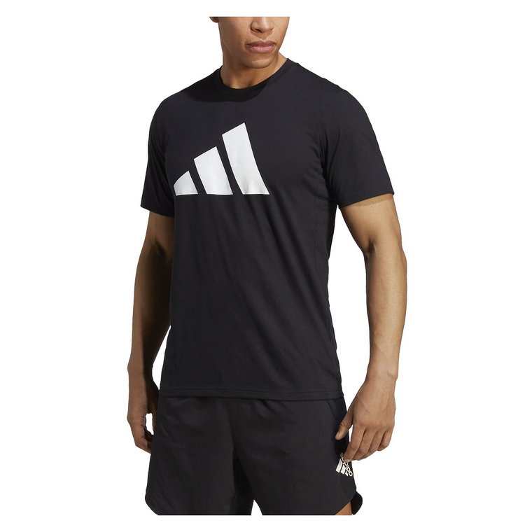 Koszulka treningowa męska adidas Train Essentials Feelready Logo Training Tee IB8273