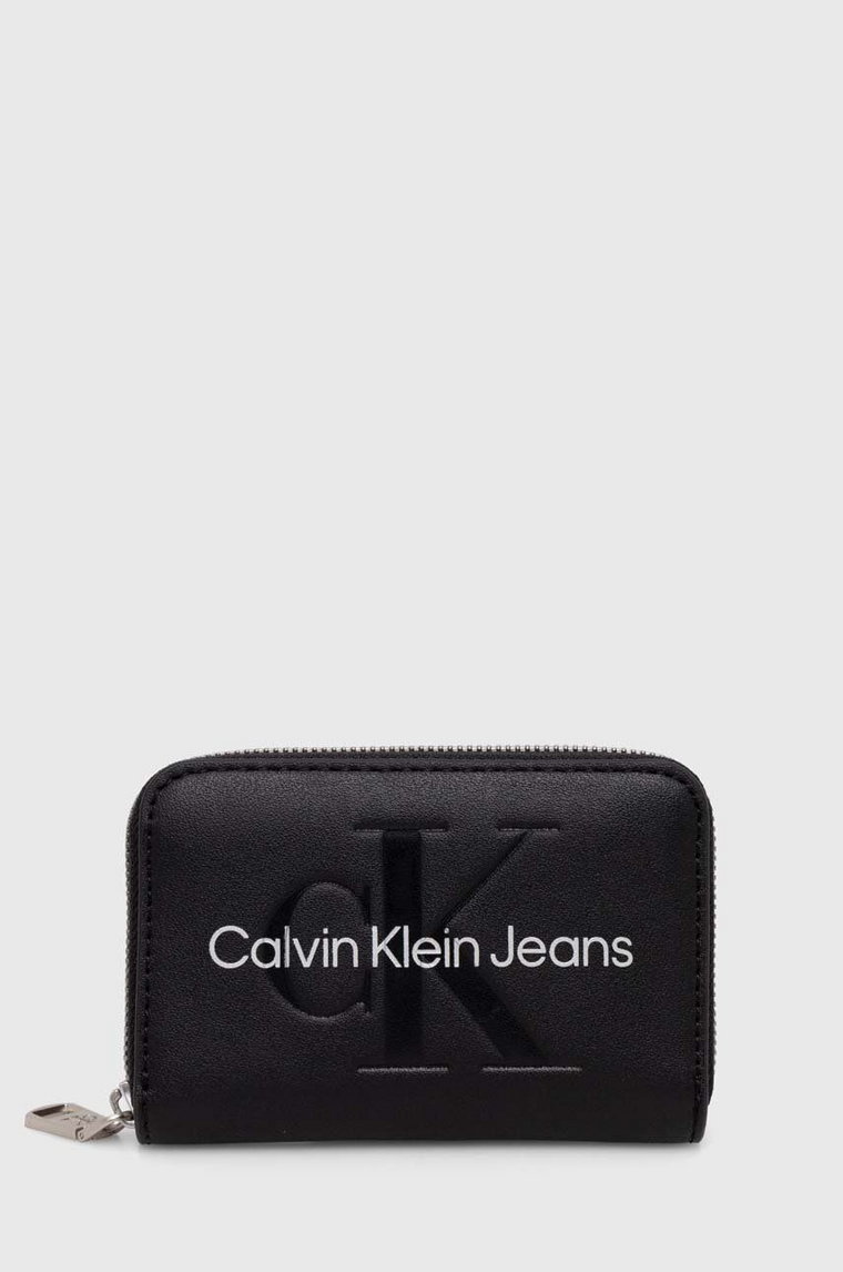 Calvin Klein Jeans portfel damski kolor czarny