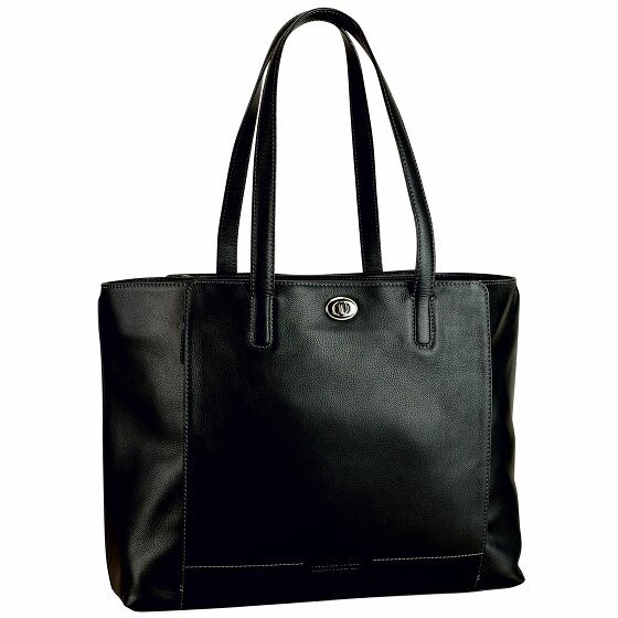 Leonhard Heyden Nizza Shopper Bag Skórzany 40 cm schwarz