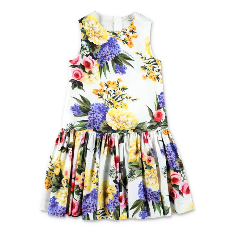 Kwiatowy Mini Sukienka Dolce & Gabbana