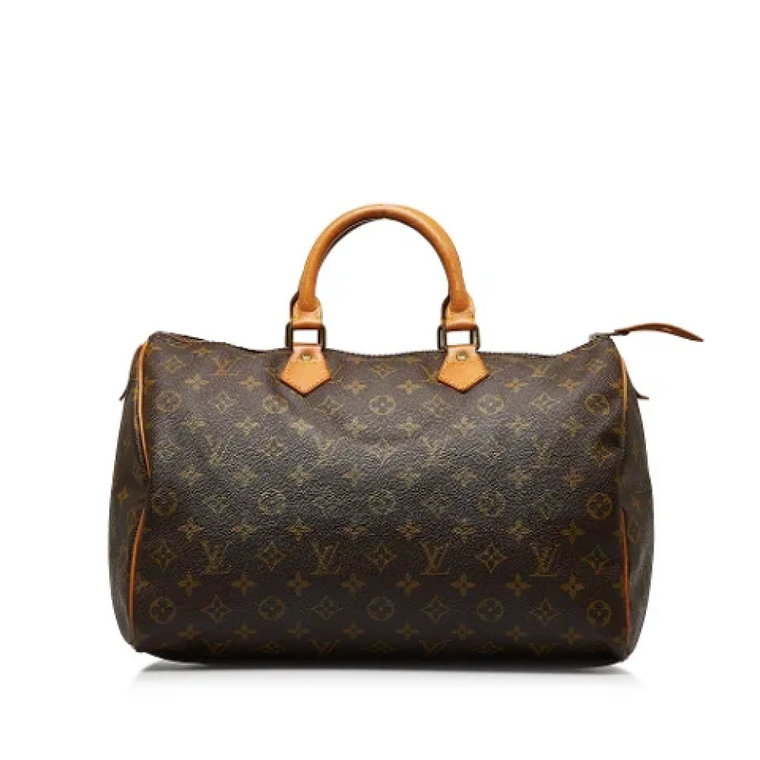 Brązowa Torba Monogram Speedy 40 Boston Louis Vuitton Vintage