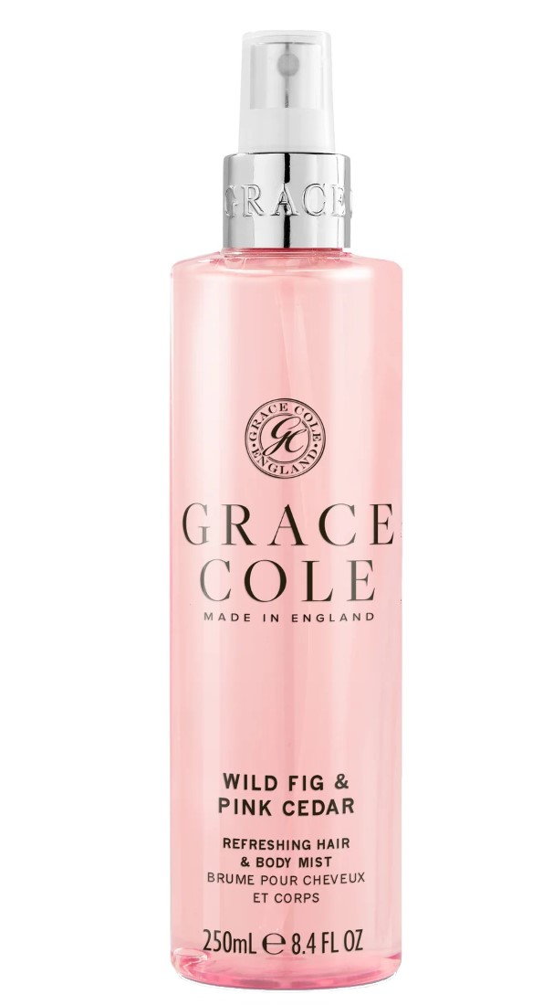 Grace Cole Mgiełka do włosów i ciała Dzika Figa i Różowy Cedr 250 ml